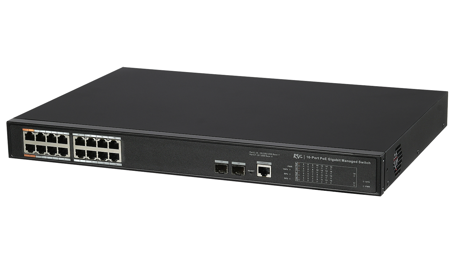 poe-коммутатор RVi RVi-2NSM16G-2S
