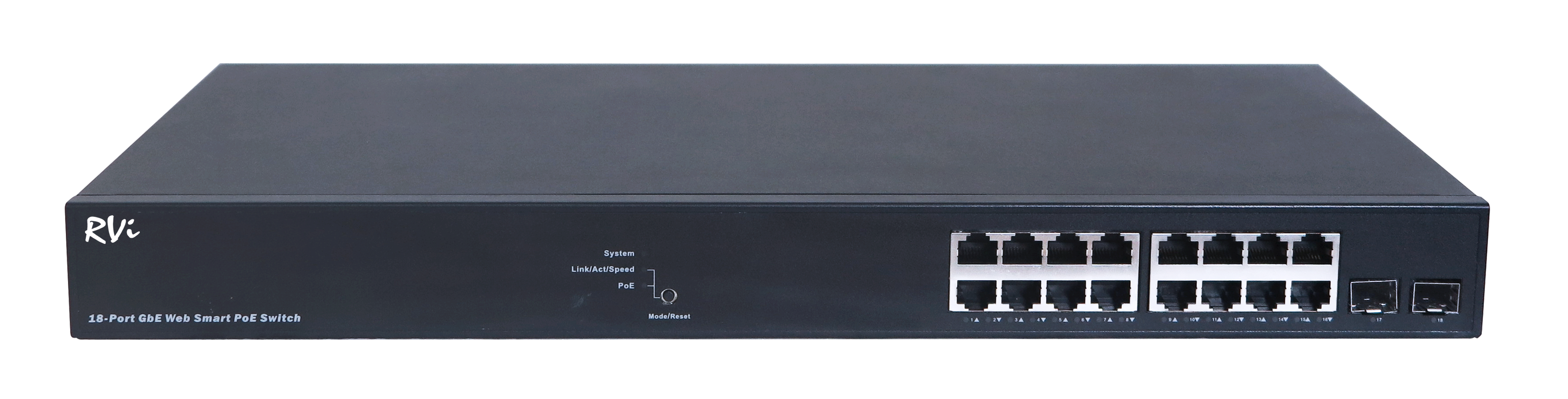 poe-коммутатор RVi RVi-2NSXM16G-2S