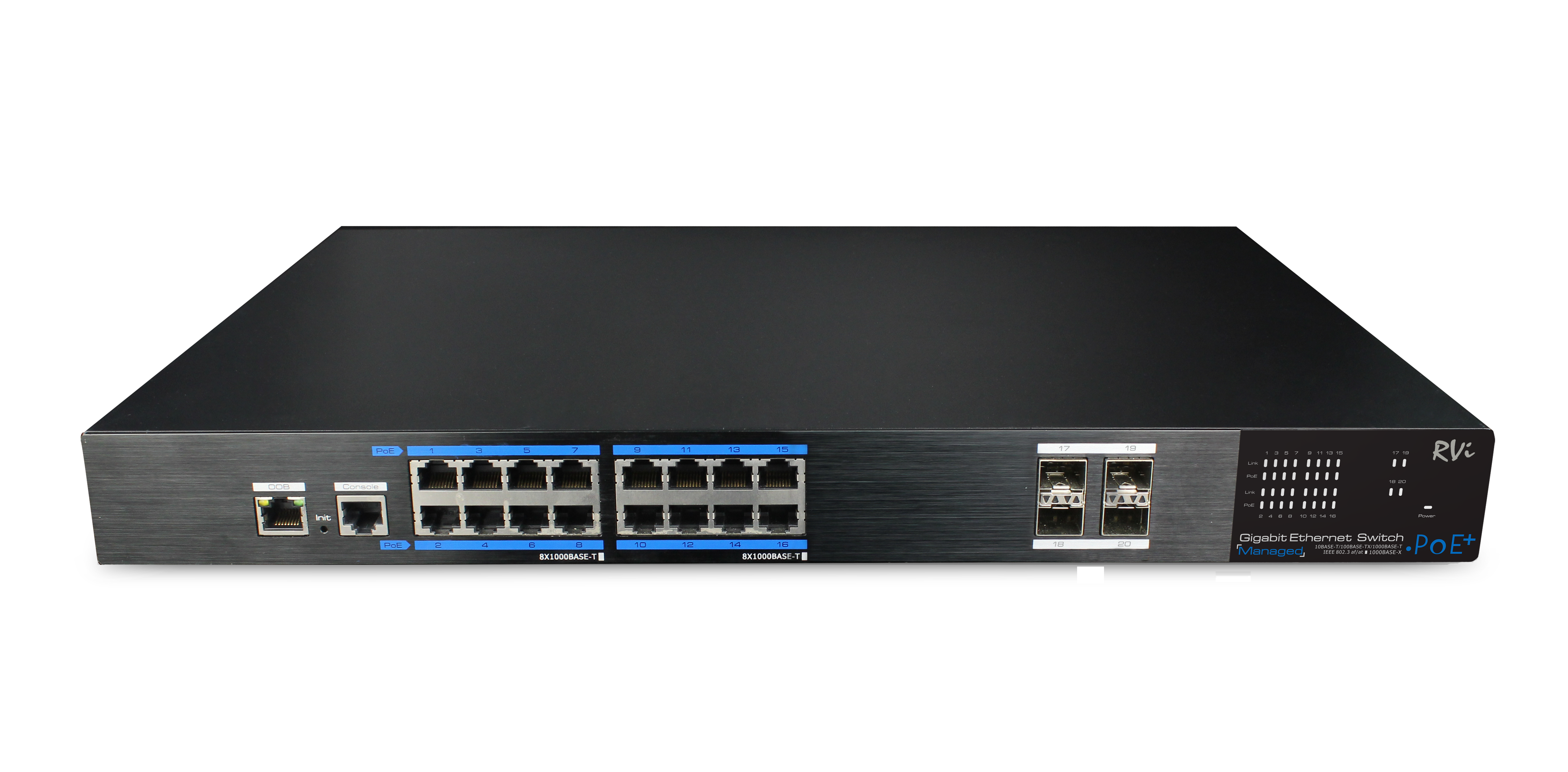 poe-коммутатор RVi RVi-2NSM16G-4S