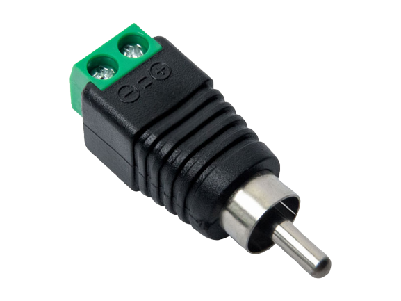 разъем Optimus Разъем RCA штекер с клеммной колодкой (20шт)