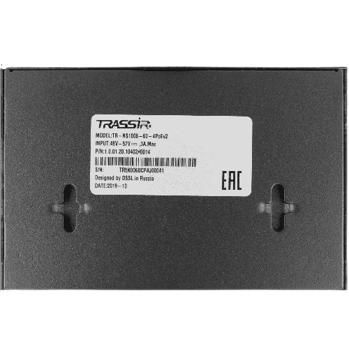 poe-коммутатор TRASSIR TR-NS1006-60-4POE v2
