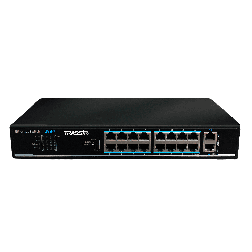 poe-коммутатор TRASSIR TR-NS1018-135-16POE v2