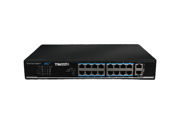 poe-коммутатор TRASSIR TR-NS1018-135-16POE