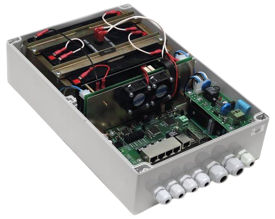 poe-коммутатор TFortis PSW-1G4F-UPS