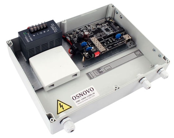 медиаконвертер OSNOVO OMC-1000-11HX / W