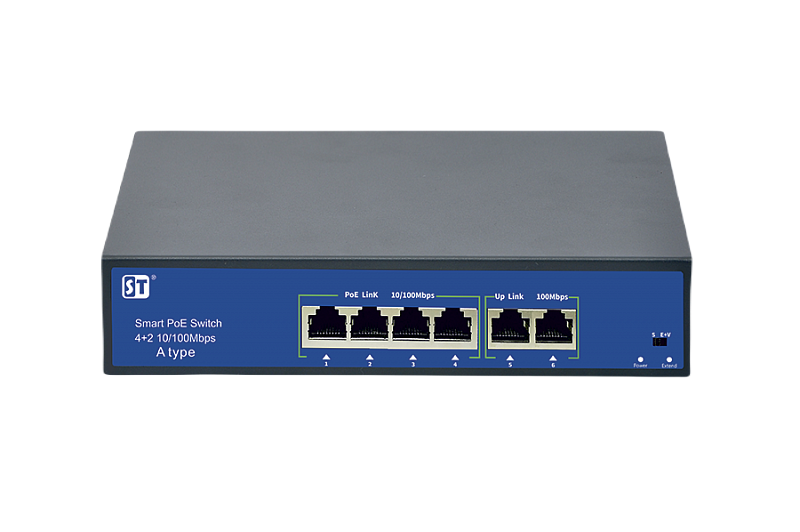 poe-коммутатор Space Technology ST-S45POE (2M / 78W / A)