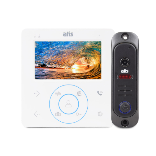 комплект домофона ATIS AD-480 W Kit box