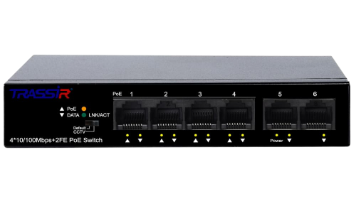 poe-коммутатор TRASSIR TR-NS1106-60-4POE