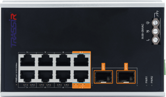 poe-коммутатор TRASSIR TR-NS15102S-130-8POE