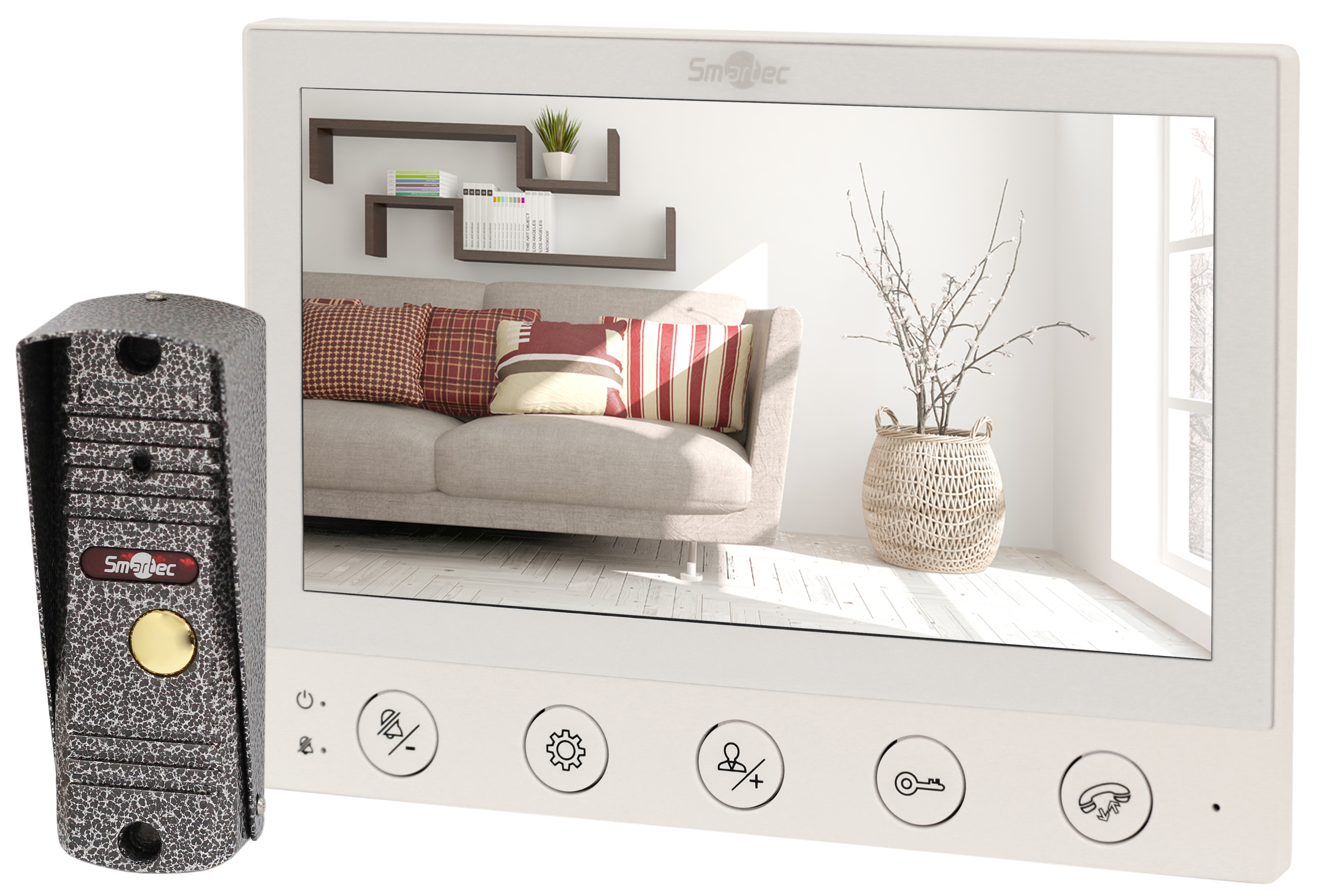 комплект домофона Smartec ST-MS607HS-WT