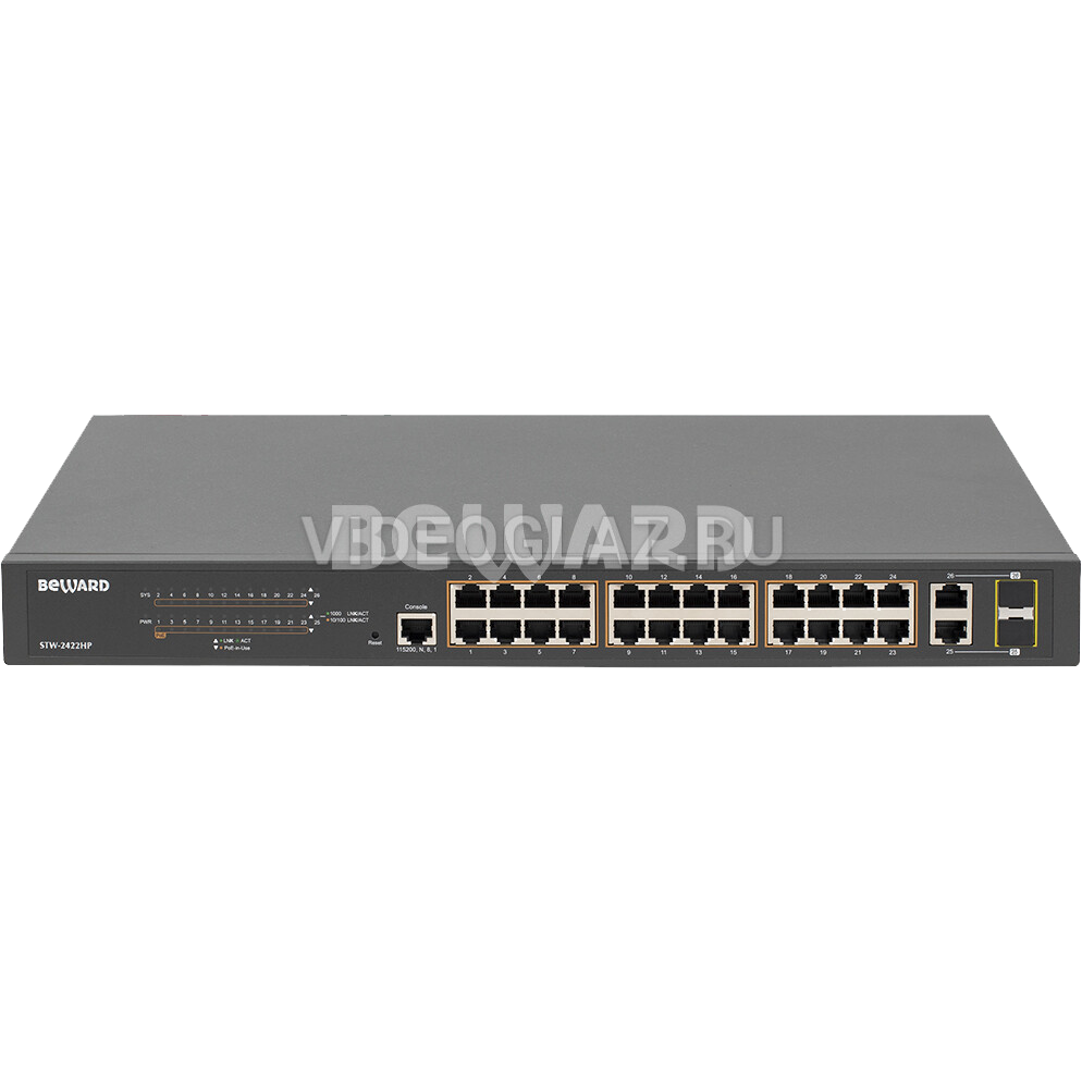 коммутатор Beward STW-2422HP
