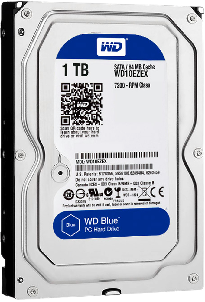 жесткий диск Carvis Жесткий диск 2.5", 5400 rpm, SATA III, WD Blue / Seagate BarraCuda 1Tb