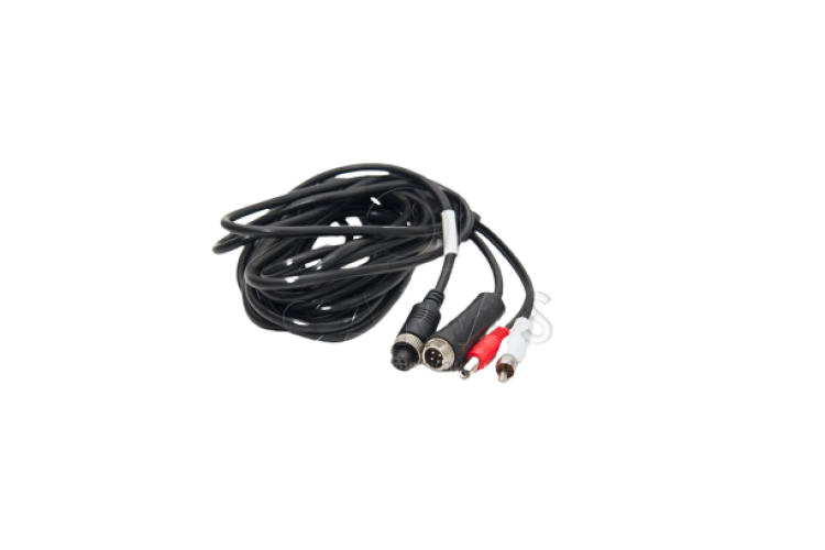 Кабель 4pin (мама) — 4pin (папа)+1audio+1power 5m