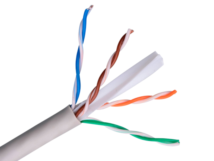 UTP-6 4x2x0.55 Cu (indoor) 1м