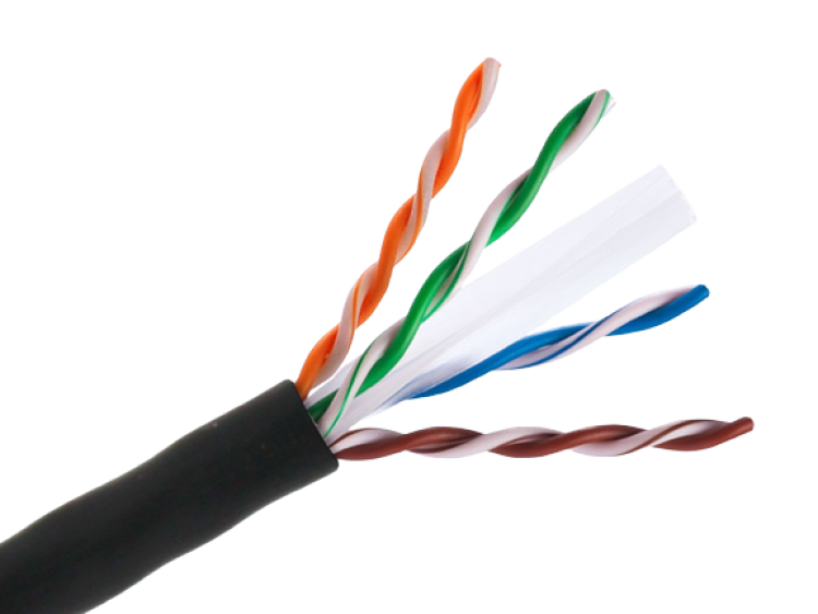UTP-6 4x2x0.55 Cu (outdoor) 1м
