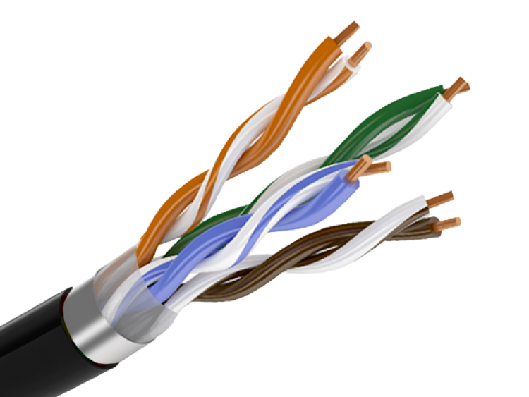 FTP-5e 4x2x0.51 Cu (outdoor) 1м